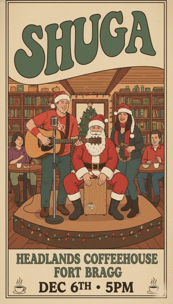 Hugh & Jamie 'Shuga' at Headlands Coffeehouse Saturday